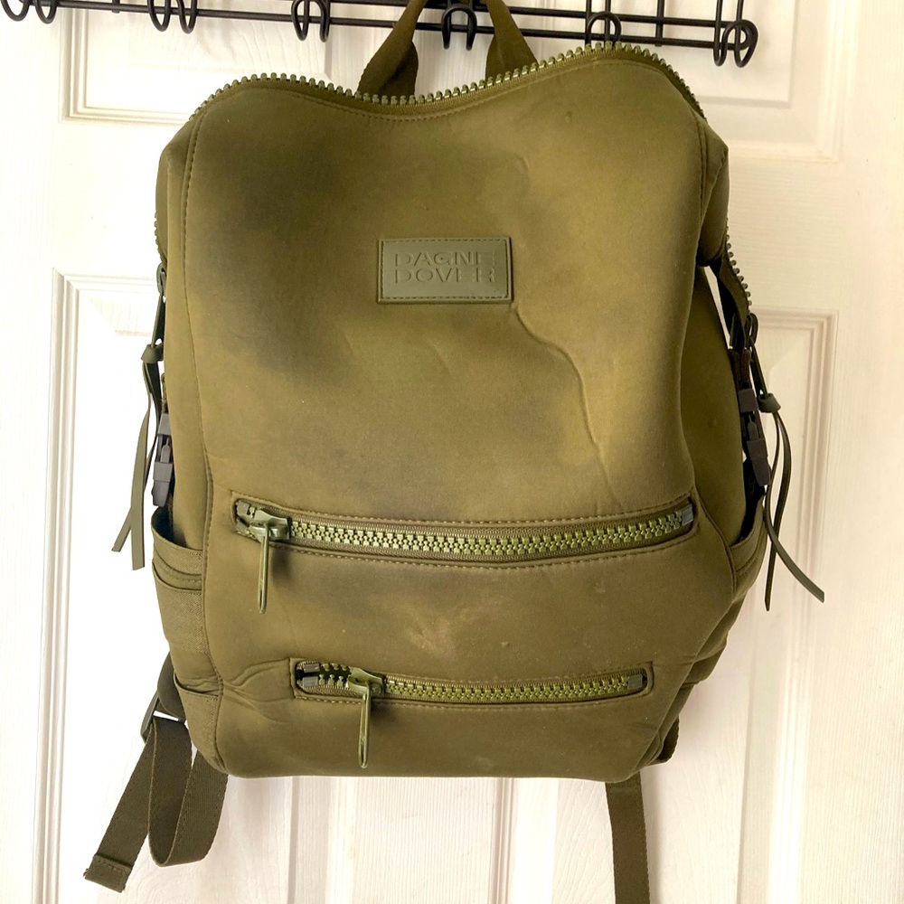 Dagne Dover olive neoprene diaper bag